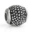 Picture of CCB Plastic European Large Hole Charm Beads Antique Silver Color Pattern 12x12mm, 40 PCs