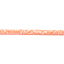 Bild von Polymer Ton Katsuki Perlen Rund Orange, 4mm D., Loch: 1.1mm, 40.5cm - 40cm lang/Strang, 330 - 350 Stk./Strang, 3 Stränge