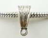Picture of Zinc Based Alloy European Style Bail Beads Triangle Antique Silver Color 14mm x 7mm, 50 PCs