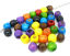 Immagine di Legno Separatori Perline Barile Colore Misto Nulla Disegno Circa 12mm x11mm, Foro: Circa 5.3mm, 500 Pz