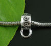 Bild von Zinklegierung European Stil Kaution Perlen Rund S-Muster Antiksilber 16mm x 7mm , 10 Stück