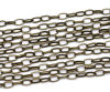Picture of Alloy Open Link Cable Chain Findings Antique Bronze 8x4.5mm(3/8"x1/8"), 10 M