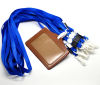 Picture of Polyester ID Holder Neck Strap Lanyard Blue 43cm(16 7/8") long, 20 PCs