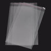 Bild von ABS Plastik Selbstklebende Beutel Rechteck Transparent (Verfügbar Raum: 28.5x18cm) 31cm x 18cm, 50 Stück