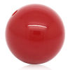 Picture of Acrylic Opaque Bubblegum Beads Ball Red About 20mm Dia, Hole: Approx 2.8mm, 20 PCs