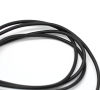 Picture of Black Round Rubber Jewelry Cord 3mm( 1/8") - 2mm( 1/8") Dia., 10M