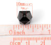 Bild von Transparent Acryl Perlen Würfel zufällig gemischt facettiert ca 10mm x 10mm Loch:ca 2mm 200 Stück