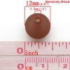 Picture of Acrylic Bubblegum Beads Ball At Random Mixed Frosted About 12mm Dia, Hole: Approx 2.3mm, 100 PCs