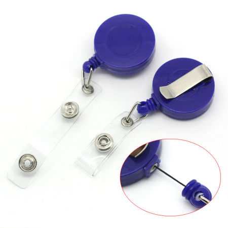 Держатели  ID Карты Синий 8.0см , 5 ШТ 