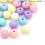 Imagen de Pastel Cuentas Chicle Acrílico Ronda,Al Azar 6mm Diámetro, Agujero: acerca de 1.5mm, 500 Unidades