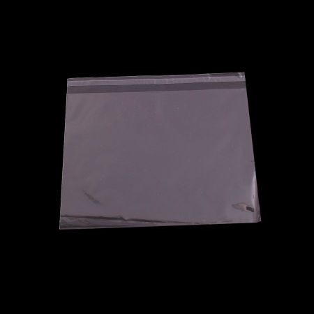Bild von ABS Plastik Selbstklebender Beutel Rechteck Transparent (Nutzfläche: 16cm x 13cm) 16cm x 15cm 100 Stück