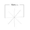 Picture of Brass Beading Ornament Wire Form Snowflake (Fits 1mm Hole Beads) Silver Tone 10cm(3 7/8") Dia, 5 PCs