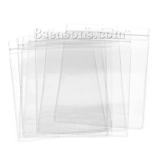 Bild von ABS Plastik ID-Karte Halter Transparent 17.5cm x 11.8cm, 10 Stücke