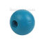 Picture of Natural Hinoki Wood Spacer Beads Round Peacock Blue About 10mm Dia, Hole: Approx 3mm, 200 PCs