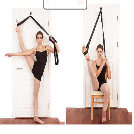Picture of Black - Yoga Fitness Stretching Strap Kit, 1 Set