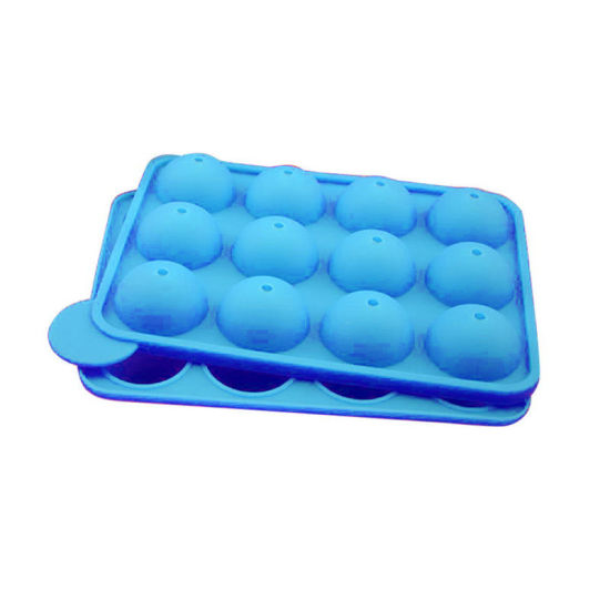 Изображение Blue - Silicone Cake Mold Non-stick Dome Mold for Chocolate Candy Ice Cube