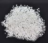 Picture of Alloy Crimp Beads Round Silver Plated Hole: 1mm, 2mm Dia., 250 PCs