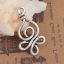 Picture of Zinc Based Alloy Charms Celtic Knot Antique Silver Color 28mm x 15mm, 4 PCs