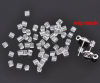 Изображение Заглушки для Серёжек , Резина Цилиндр Прозрачный 3мм x 3мм, 150 ШТ