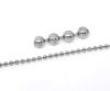 Picture of Alloy Ball Chain Findings Silver Tone 2.4mm( 1/8") Dia, 2 M