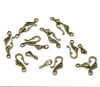 Picture of Zinc metal alloy Toggle Clasps Findings Musical Note Antique Bronze 25mm x13mm 16mm x5.5mm, 7 Sets