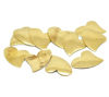 Picture of Brass Embellishments Findings Blank Stamping Tags Heart Gold 20mm( 6/8") x 16mm( 5/8"), 7 PCs