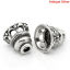 Bild von Messing Endkappen Turm Antiksilber, (für 18mm Perlen) 10mm x 9mm, 1 Stück