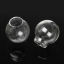 Imagen de 1 Unidad Botella de Cristal Globopara pendientes anillos collares Ronda Transparente 27mm x 25mm
