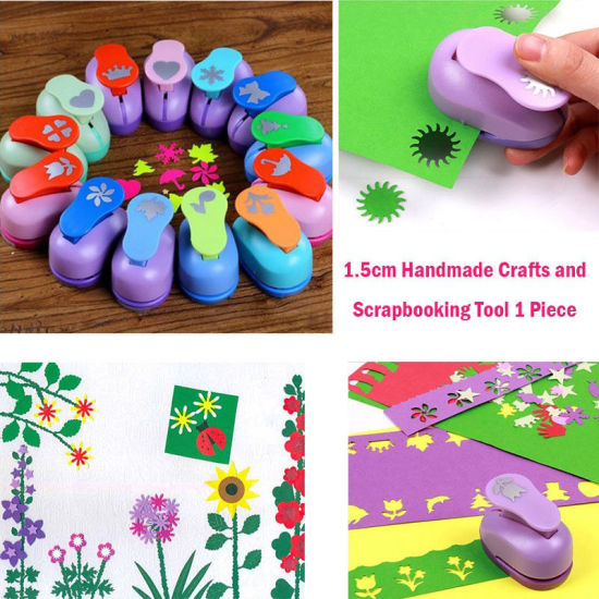 Picture of Zinc Based Alloy & Plastic Paper Punches At Random Color Christmas Tree 1 Piece