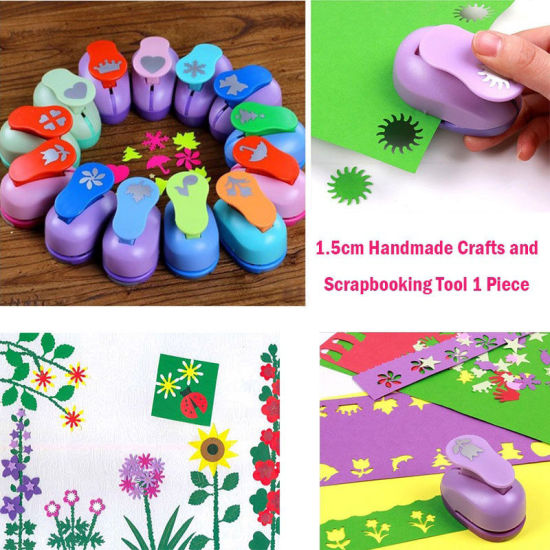 Picture of Zinc Based Alloy & Plastic Paper Punches At Random Color Bowknot 1 Piece