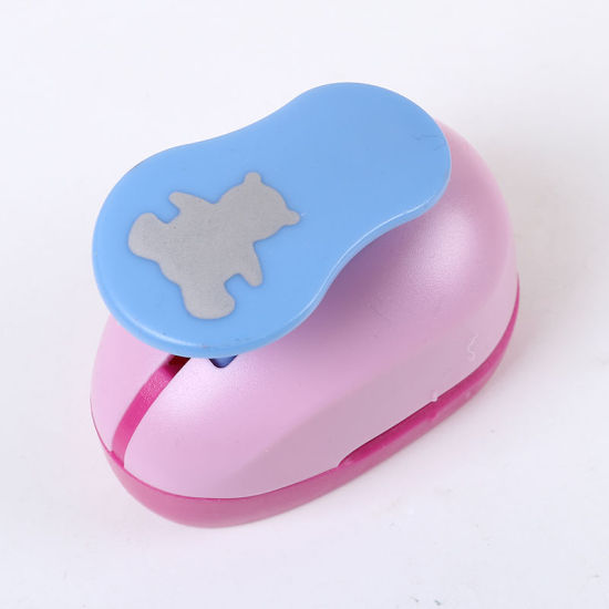 Picture of Zinc Based Alloy & Plastic Paper Punches At Random Color Bear 1 Piece