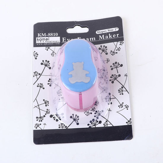 Picture of Zinc Based Alloy & Plastic Paper Punches At Random Color Bear 1 Piece