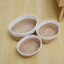 1 Piece Jute Storage Container Box Basket Light Brown 27cm x 23cm の画像