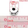 Image de 10 Fermoirs Clip Charm Motif Coeur pr Bracelet 11mm x 10mm K00475