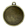 Picture of Zinc Based Alloy Cabochon Setting Pendants Round Antique Bronze (Fits 20mm Dia.) 26mm x 23mm, 30 PCs