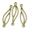 Picture of Connectors Findings Leaf Antique Bronze 3.5x1cm,30PCs