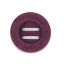 Immagine di Legno Bottone da Cucire Scrapbook Due Fori Tondo Colore Viola Lettere Disegno " FabricFans " 23mm Dia, 20 Pz
