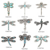 Bild von Boho Chic Anhänger auf Zinkbasis Legacy Dragonfly Animal Imitation Turquoise