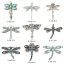 Bild von Boho Chic Anhänger auf Zinkbasis Legacy Dragonfly Animal Imitation Turquoise