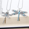 Bild von Boho Chic Anhänger auf Zinkbasis Legacy Dragonfly Animal Imitation Turquoise