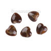 Picture of Acrylic Beads Heart Marble Effect