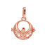 Image de Pendentifs en Cuivre Harmony Ball Bola de Grossesse Ange Balle Anges Or Rose (Convenable à Perle 14mm) 31mm x 24mm, 2 Pcs
