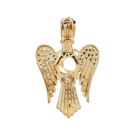 Copper Wish Pearl Locket Jewelry Pendants Angel Can Open