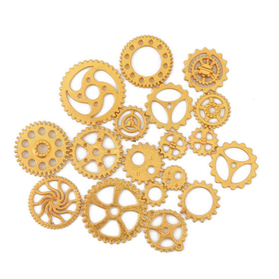Picture of Zinc Based Alloy Steampunk Pendants Gear