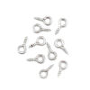 Изображение Винт для Бижутерии 8mm x 4mm Серебряный Тон, Проданные 1000 шт