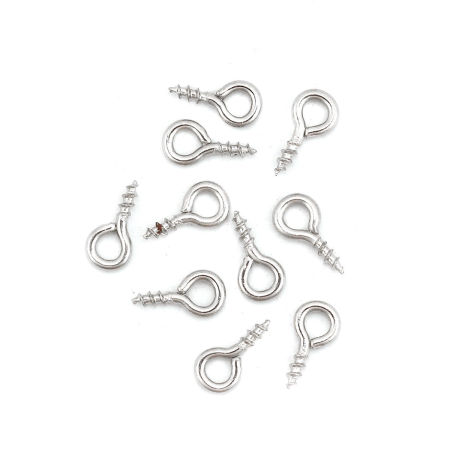 Screw Eyes Bails Top Drilled Findings