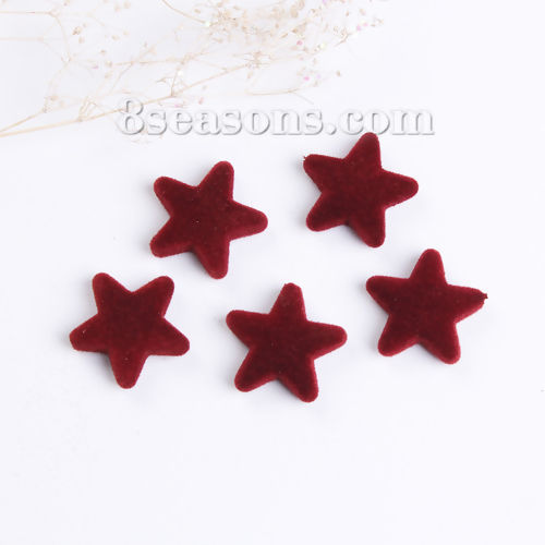 Picture of Acrylic Beads Pentagram Star Flocking