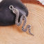 Image de Pendentifs en Alliage de Zinc Serpent (Apparié à Strass Dos en Pointe)     