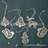 Picture of Wood Christmas Ornaments Hanging Decorations