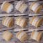 Bild von Rundkaspeljute Satin Band Hellbraun Spitze 5cm, 1 Rolle (ca. 2 Meter/Rolle)